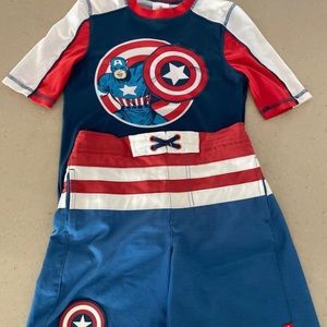 Disney’s Captain America boys bathing suit